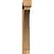 Ekena Millwork Thorton Block Rough Sawn Bracket w/ Offset Brace, Western Red Cedar, 6"W x 40"D x 40"H BKT0604X40X40THR05RWR - alternate 2